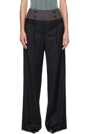 Andersson Bell Lace-Up Double Waist Trousers