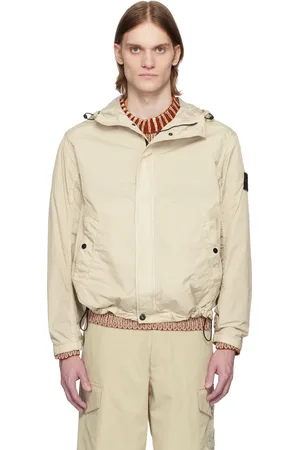 Stone Island Beige Crinkle Reps R-NY Jacket