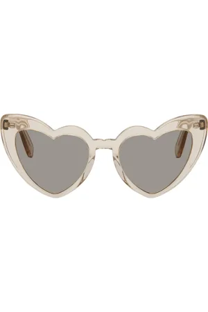 Saint Laurent Beige SL 181 Loulou Sunglasses