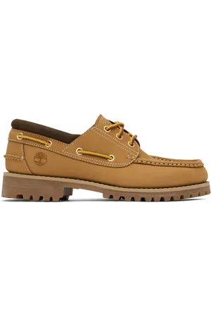 Timberland Tan Authentics Boat Shoes