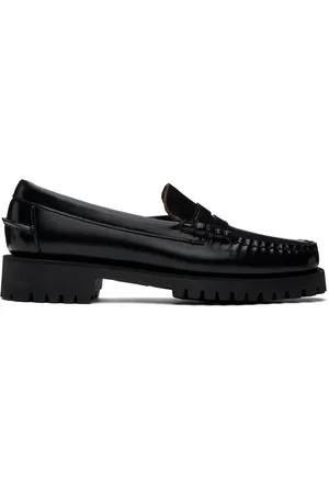 SEBAGO Black Dan Lug Loafers