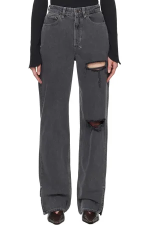 KSUBI Gray Straight Playback Jeans
