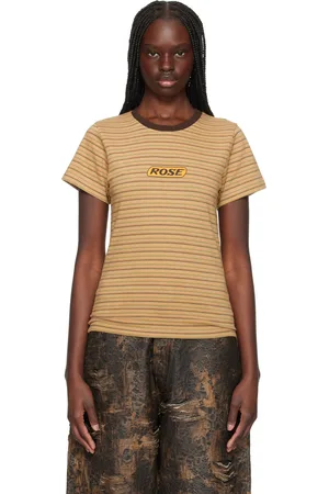 MARTINE ROSE Multicolor Shrunken T-shirt