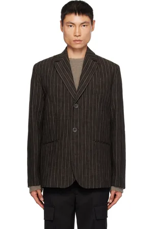 Rohe Brown Pinstripe Blazer