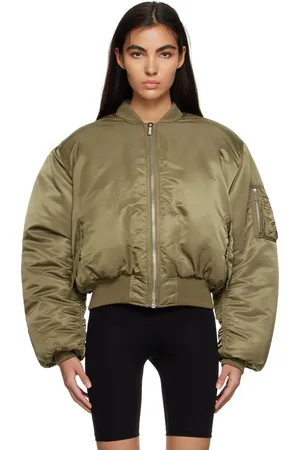 VTMNTS & Beige Alpha Industries Edition Reversible Bomber Jacket