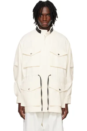 SYSTEM Off-White Bicolor 4 Pocket Jacket