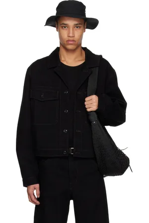 LEMAIRE Black Trucker Denim Jacket