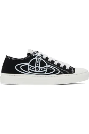 Vivienne Westwood Black Low-Top Plimsoll Sneakers