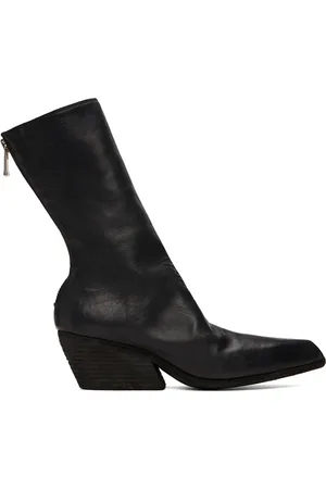 GUIDI Black Tex-Mex Boots