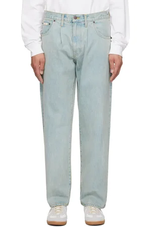 Noah NYC Blue Pleated Jeans