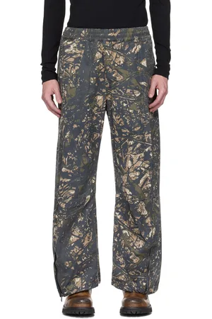 Diesel Green & Brown P-Lint Trousers