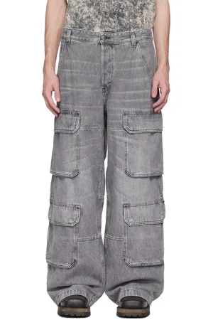 Diesel Gray Relaxed D-Touch Odcbe Jeans