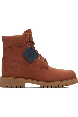 Timberland Red Heritage 6-Inch Lace-Up Boots