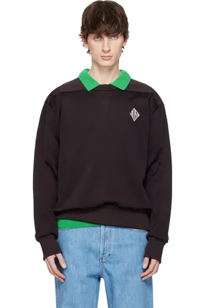 Lacoste Brown Runway Badge Sweatshirt