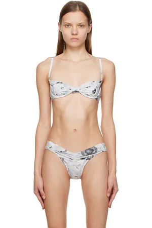 Miaou Gray Bambi Bikini Top