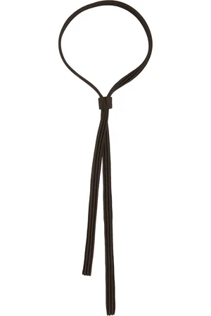 Issey Miyake Brown Pleats Tie