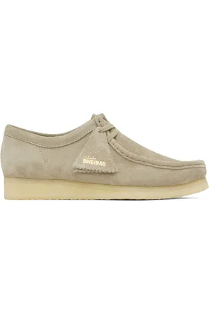 Clarks Gray Wallabee Derbys