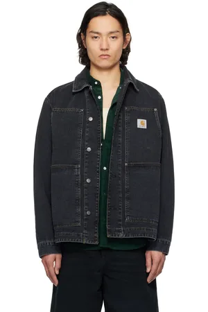 Carhartt Black OG Double Front Denim Jacket