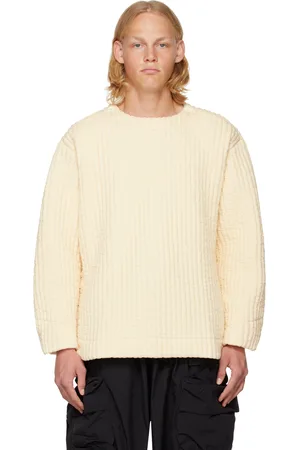 CCP Off-White Quilted Sweater