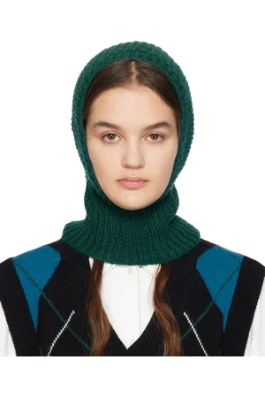 YMC Green Wool Balaclava