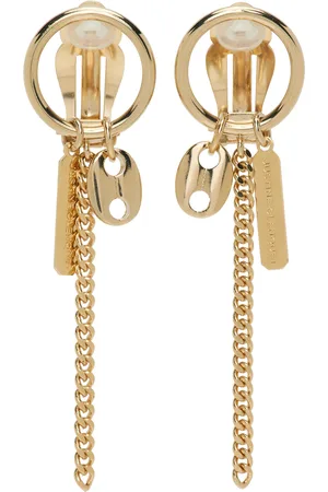Justine Clenquet SSENSE Exclusive Rita Clip-On Earrings