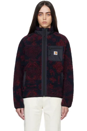 Carhartt Burgundy & Navy Prentis Jacket
