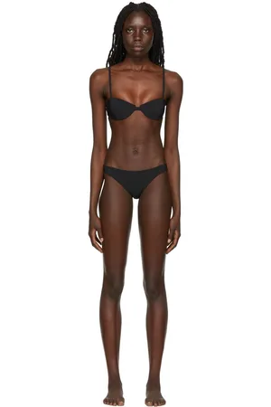 Totême Black Nylon Bikini