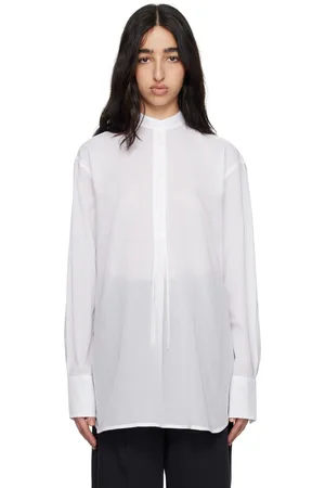 Totême White Stand-Collar Shirt