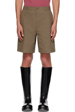 Acne Studios Taupe Regular-Fit Shorts