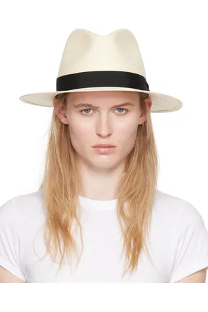 RAG&BONE Off-White Straw Panama Hat