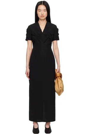 J.KIM Smocked Flower Midi Dress