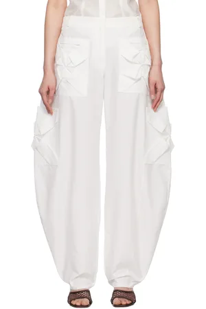J.KIM Smocked Cargo Pants