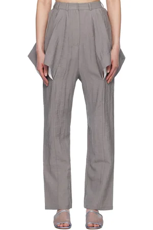 J.KIM Gray Lazzat Sculptural Trousers