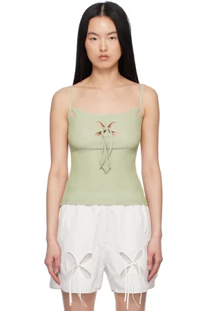 J.KIM Green Petal Camisole