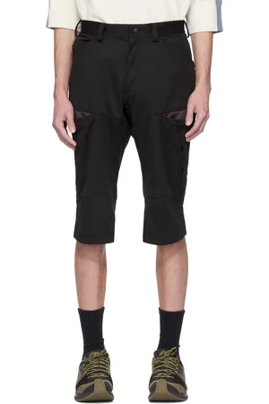 Kiko Kostadinov Black & Brown Inex Snap Shorts