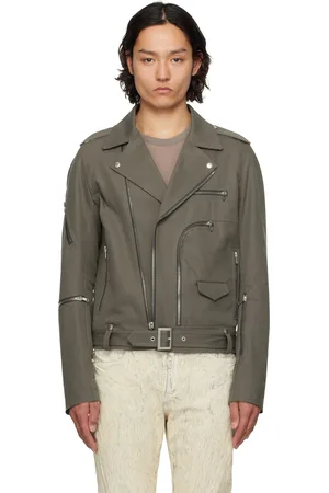 Rick Owens Gray Hollywood Bauhaus Stooges Jacket