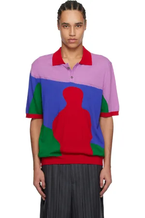 Glass Cypress & Multicolor Boy Knitted Polo