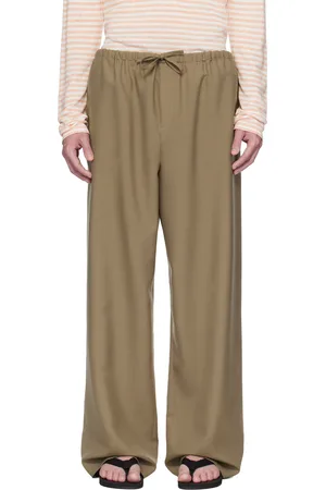 The Row Taupe Donatello Trousers