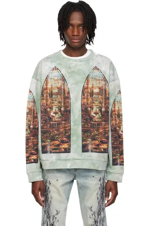 Who Decides War Green Eden Crewneck Sweatshirt