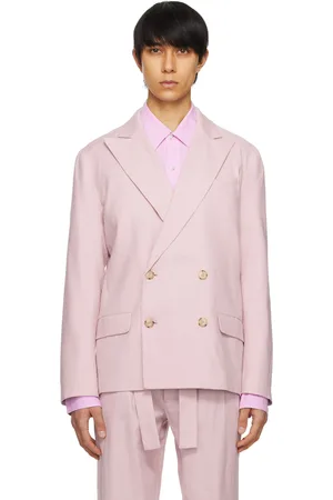 COMMAS Pink Double-Breasted Blazer