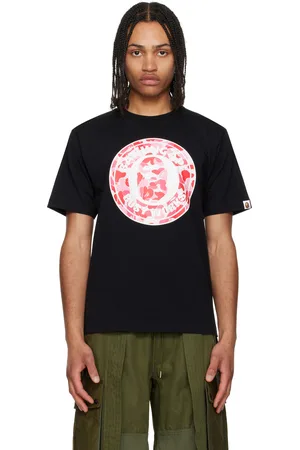 BAPE Black ABC Camo Busy Works T-shirt