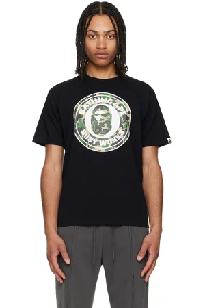 BAPE Black ABC Camo Busy Works T-shirt