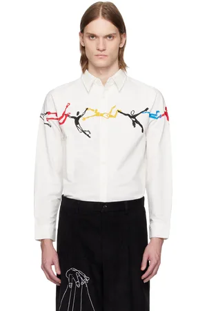 KIDSUPER STUDIOS Embroidered Figures Shirt