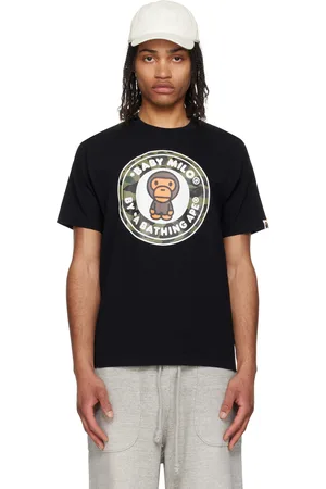 BAPE Black 1st Camo Milo Busy Works T-shirt