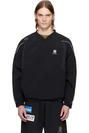 MARTINE ROSE Black Sports Pullover Jacket