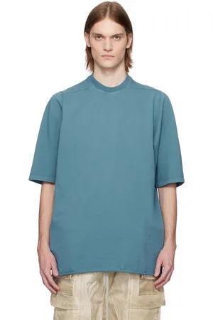 Rick Owens Blue Hollywood Jumbo SS T-shirt
