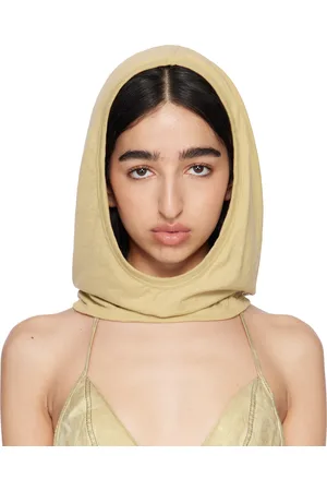 Rick Owens Beige Hollywood Grace Hood