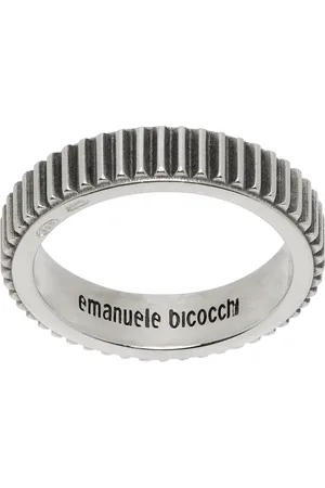 EMANUELE BICOCCHI Striped Band Ring