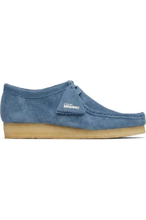 Clarks Blue Wallabee Derbys