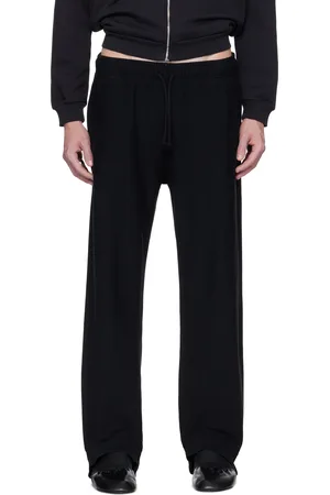 ALAINPAUL Black Fuseau Sweatpants
